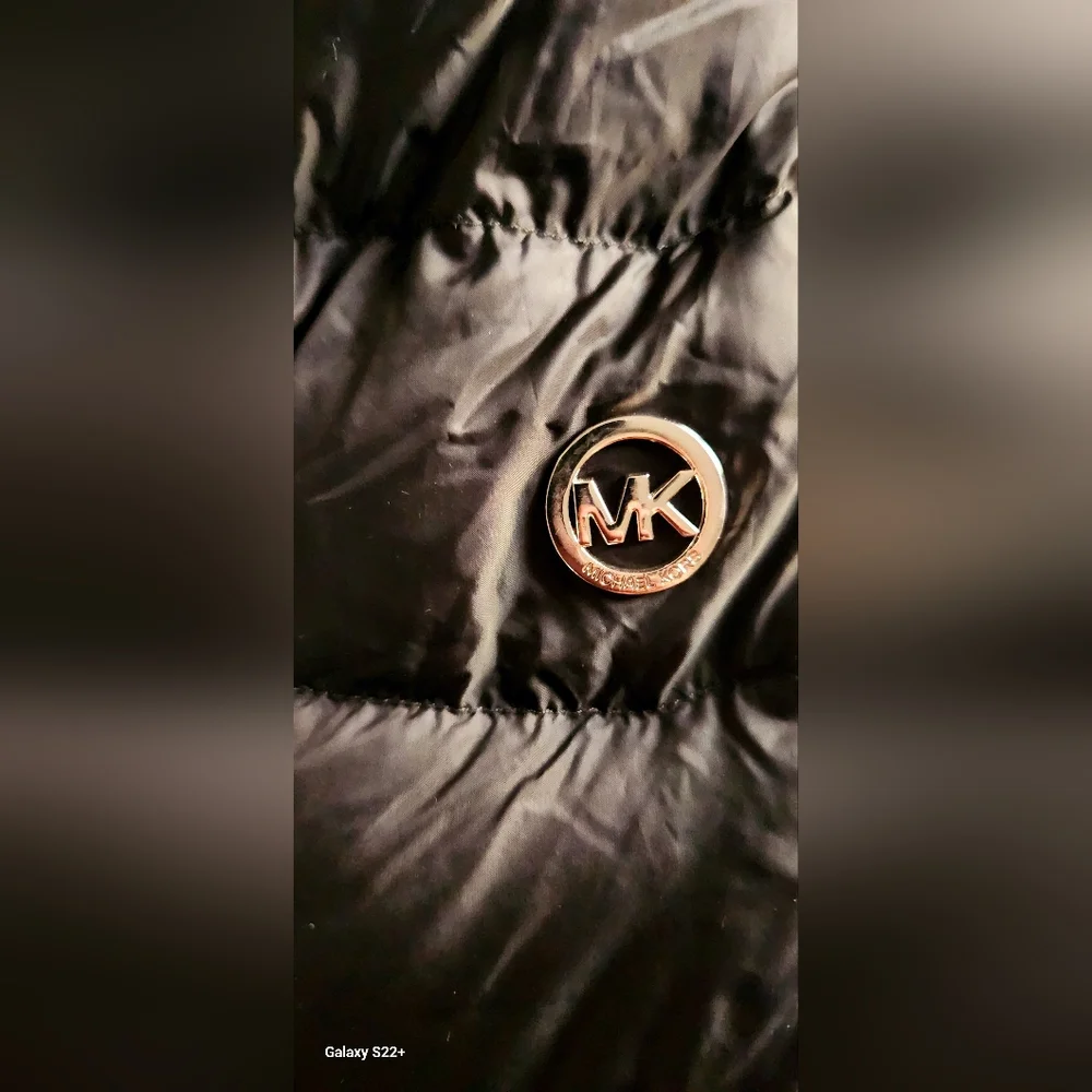 Michael Kors‎ Black Puffer Jacket, Quilted Black